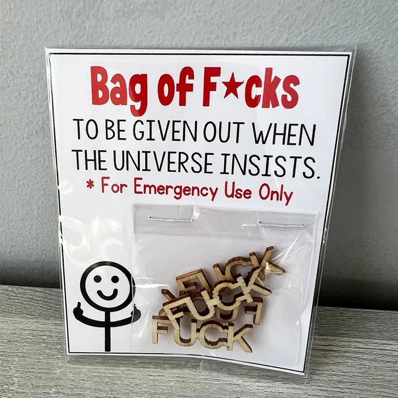 1 Set Funny Novelty Gag Bag Mini Gift, Creative Prank Gift, Funny White Elephant Party Favor, Birthday Joke Gifts for Coworker and Friends