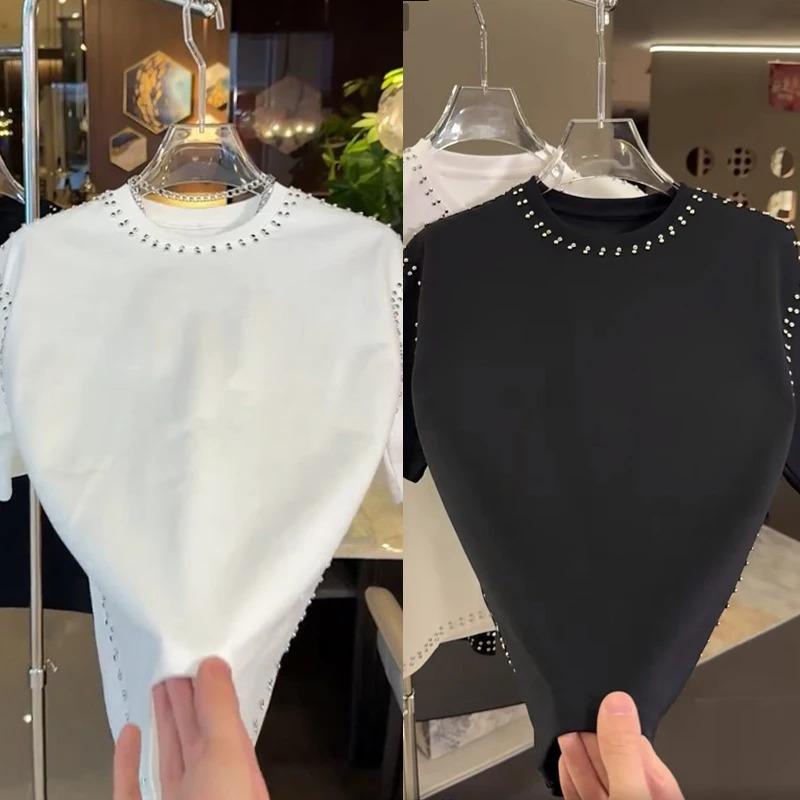 American Sle Heavy Du Casual T-irt Men's Spring Faion Loose Fit Svel Youth Leisure ort Sve Pure Color