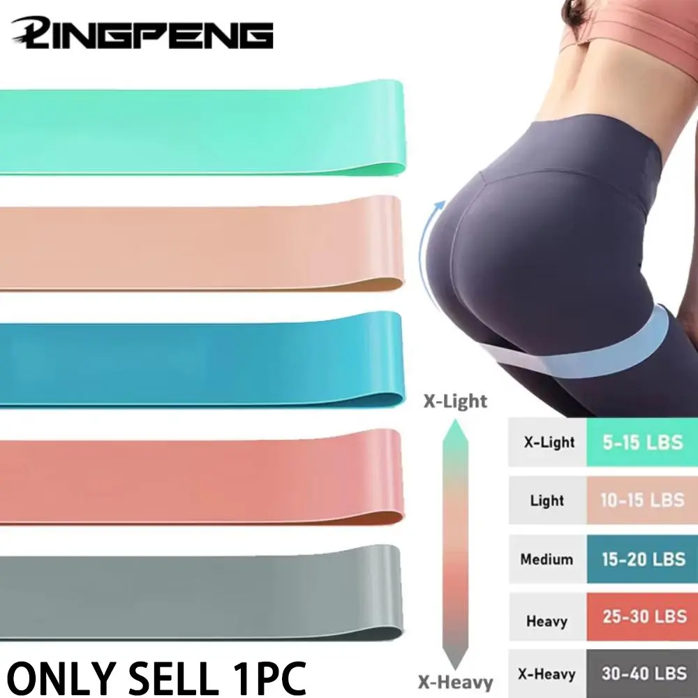 Resistance Band Yoga Strap Fitness Exercise Hip Band Leg Deep Squats Dance Elastic Ring Stretch Band Durable Stretching Band Elastic Sport Band Home Core Workout Strength Training Workout Bands