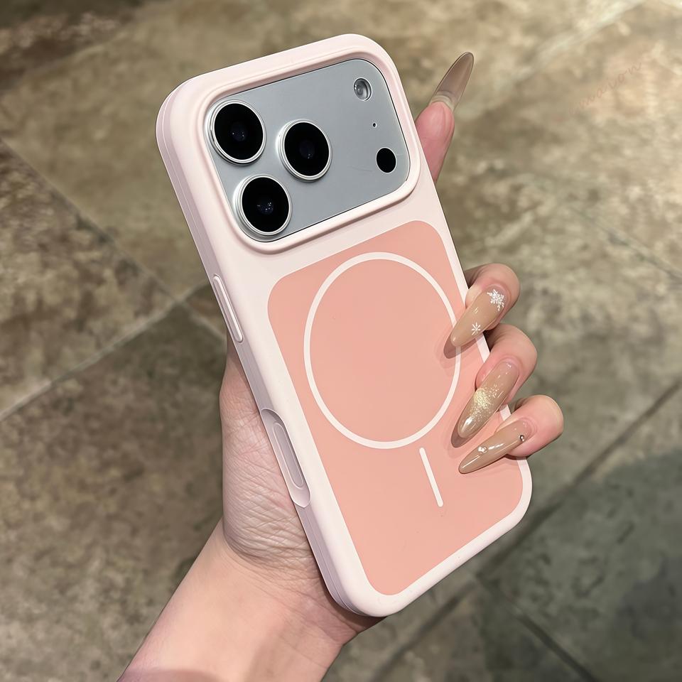 New Liquid Silicone Magnetic Phone Case For iPhone 17 Air 15 14 13 16 17 Pro Max Plus Magsafe Official Charging Protector Cover