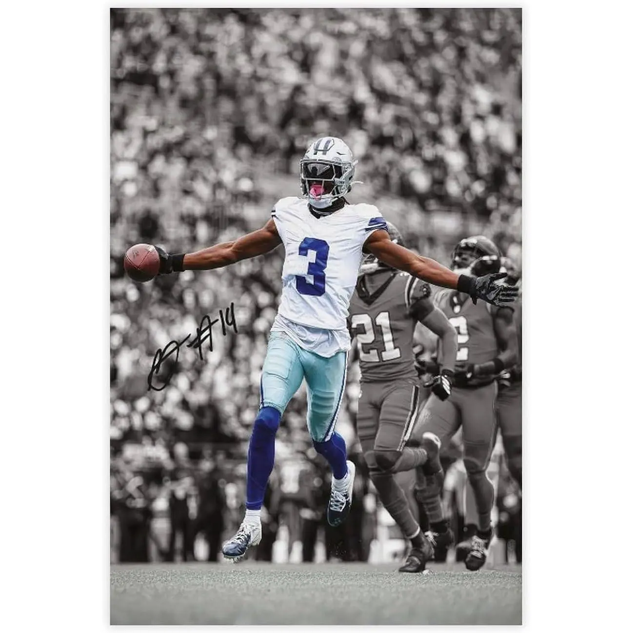 George Pickens Canvas Poster |   for Living Room, Bedroom, Dorm Decor Home Office Wall Art