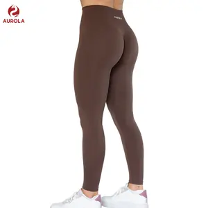 AUROLA Dream Collection Workout Leggings for Women High Waist Seamless Scrunch Athletic Running Gym Fitness Active Pants