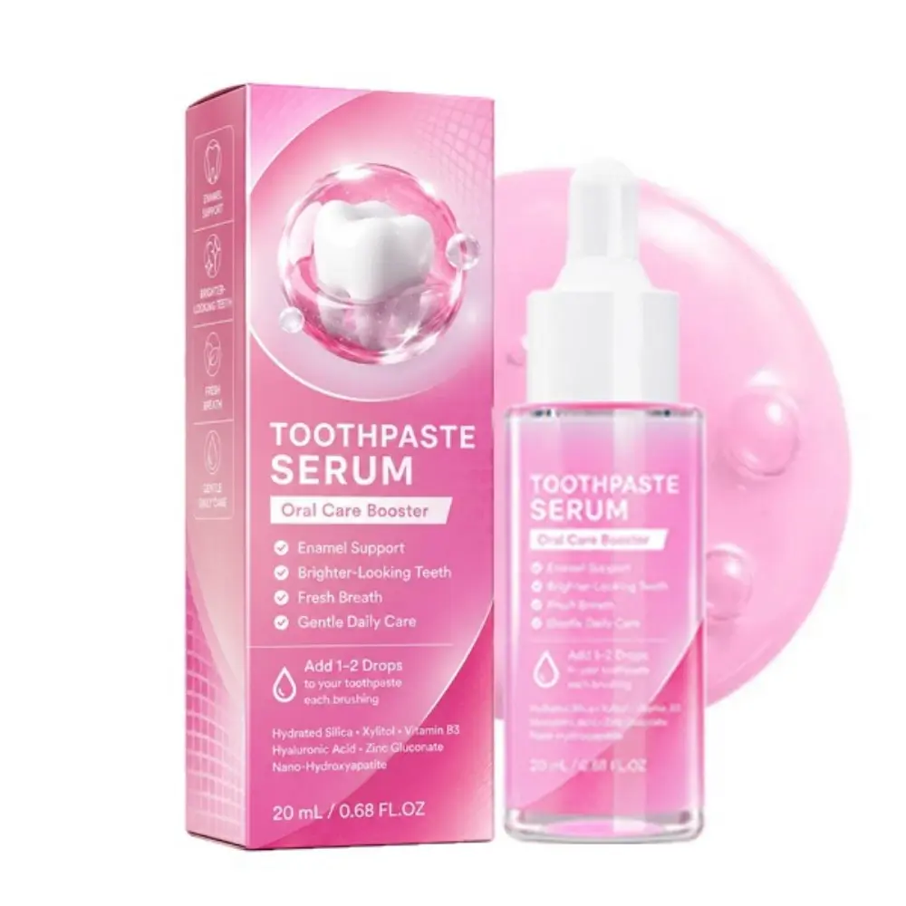Fluoride Free Toothpaste Serum, Nano Hydroxyapatite Toothpaste, Appropriate for Sensitive Teeth, Supports Tooth Enamel, Niacinamide Toothpaste, Advanced Enamel Support | 20 ml