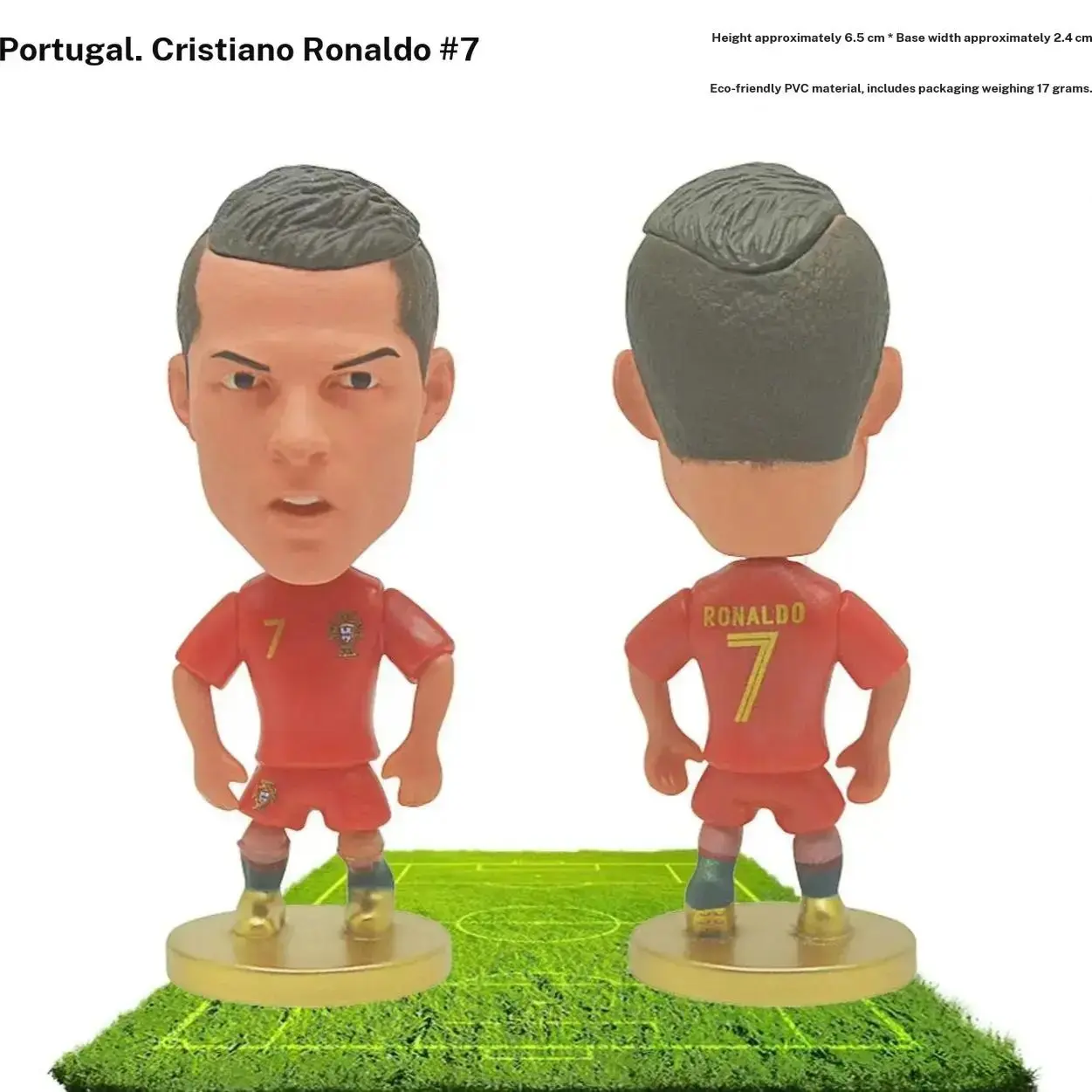 World Cup Football Figure Model Doll, Collectible Soccer Player Statue, Gift for Fans, Argentina Portugal France England Netherlands Uruguay