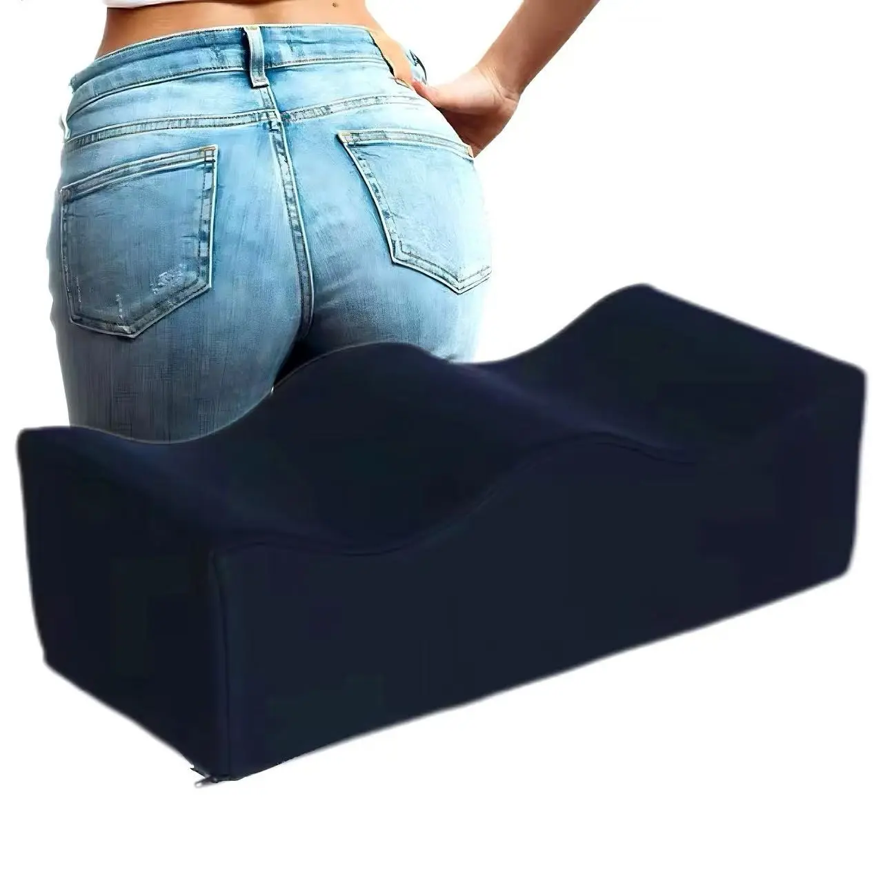 Memory Foam Bbl Leg Cushion Pillow, Post-Op Recovery Pillow, Soft Fabric, Comfortable Support Home Office Living Room Seat Cushion