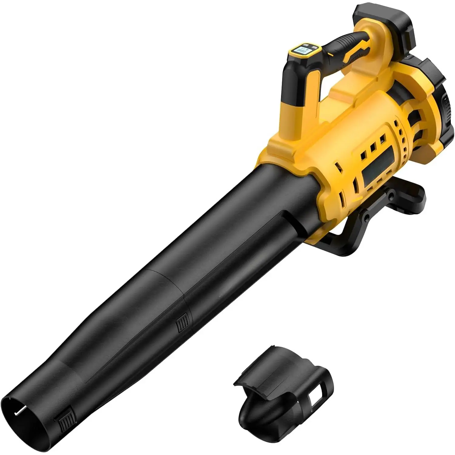 Cordless Leaf Blower for Dewalt Battery, 480 CFM Electric Blower with Brushless Motor, 6 Variable Speed Up to 130MPH, Digital Display Control Handheld Blower for Lawn Care, Yard(No Battery)