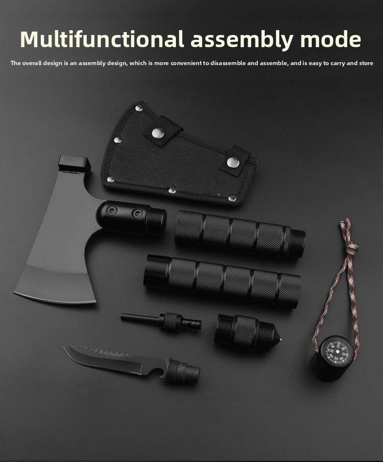 Outdoor Tactical Hammer Axe Multi - purpose Camping Gear Survival Tool for Hiking Car