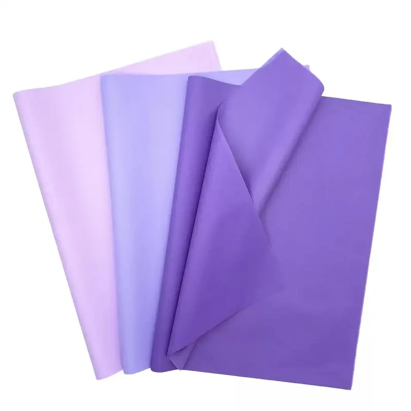 27 New 3-Piece Purple Thin Paper Mixed Pack | Valentine's Day, New Year, Easter, Graduation Season, Birthday, Wedding, Proposal, Anniversary, Holiday, Party, Gift Bag Decoration, Craft Floral Arrangements, 13.8 x 19.7 Inch Gift Wrapping Paper