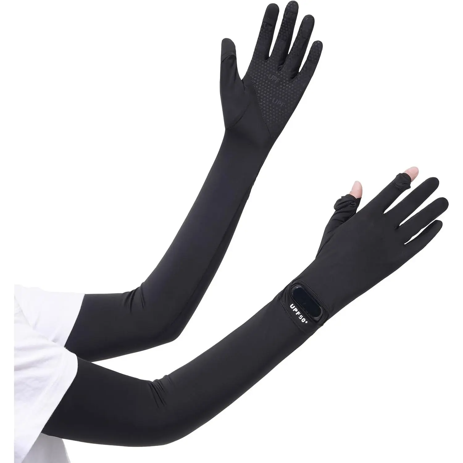 Women's Touchscreen Full Finger Driving Gloves, UPF 50+ UV Protection Blocks 99% UV Rays for Cycling, Fishing, Hiking & Outdoor Activities