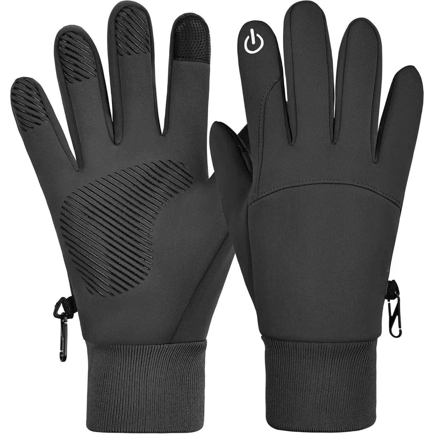 Winter Waterproof Gloves with Touchscreen Fingers  Men Women ,Windproof Liner Thermal  Running Cycling Driving Hiking