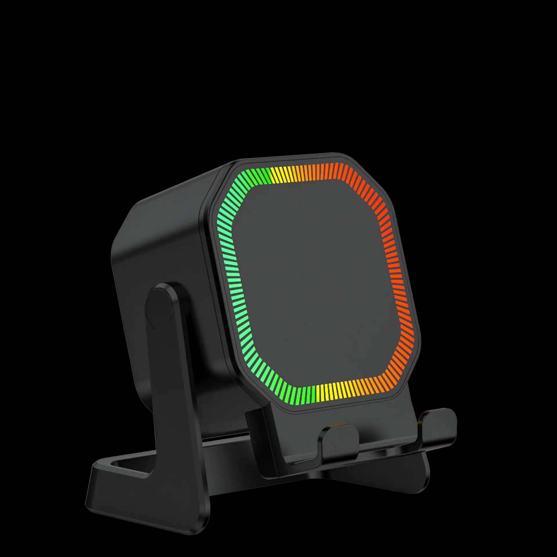 Wireless Bluetooth-compatible Speaker 5-In-1 Phone Stand with Colorful LED Lights, 300° Foldable, Compatible with Tablets iPhone Android, Gift Idea, Portable Wireless Speaker