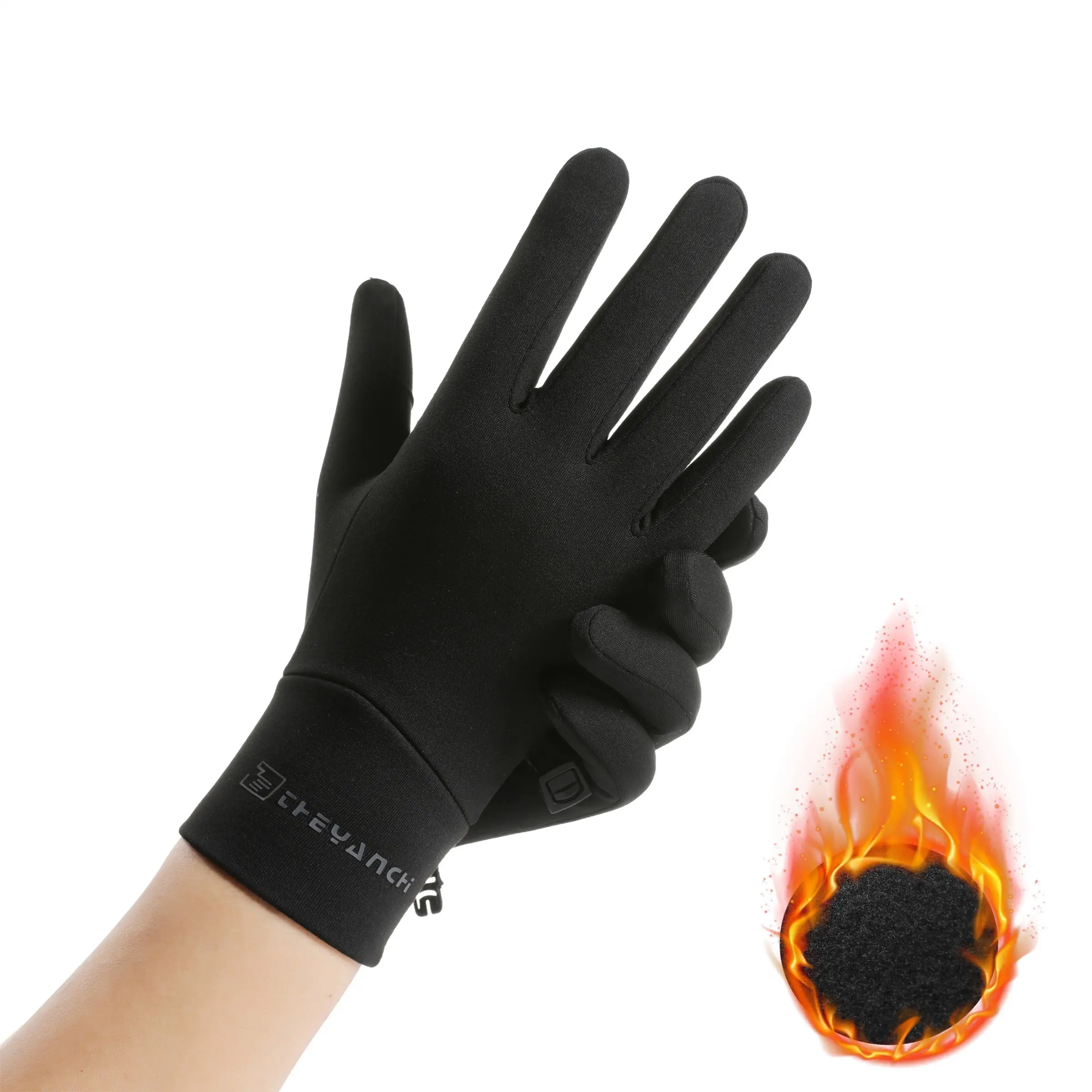 Ultra-Lightweight Winter Running Gloves for Men Women, Featherlight Touchscreen Cycling Gloves, Warm Fleece Lined Sports Gloves, Responsive Tech with Snug Elastic Cuff