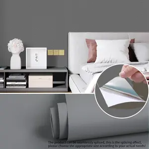1 Roll Self-Adhesive Wallpaper, Matte Texture Self-Adhesive Contact Paper, Peel And Stick, Waterproof Removable Living Room Kitchen Bedroom Dormitory Wallpaper, Furniture Refurbishment Wallpaper, Fall Aesthetic Wall Decor