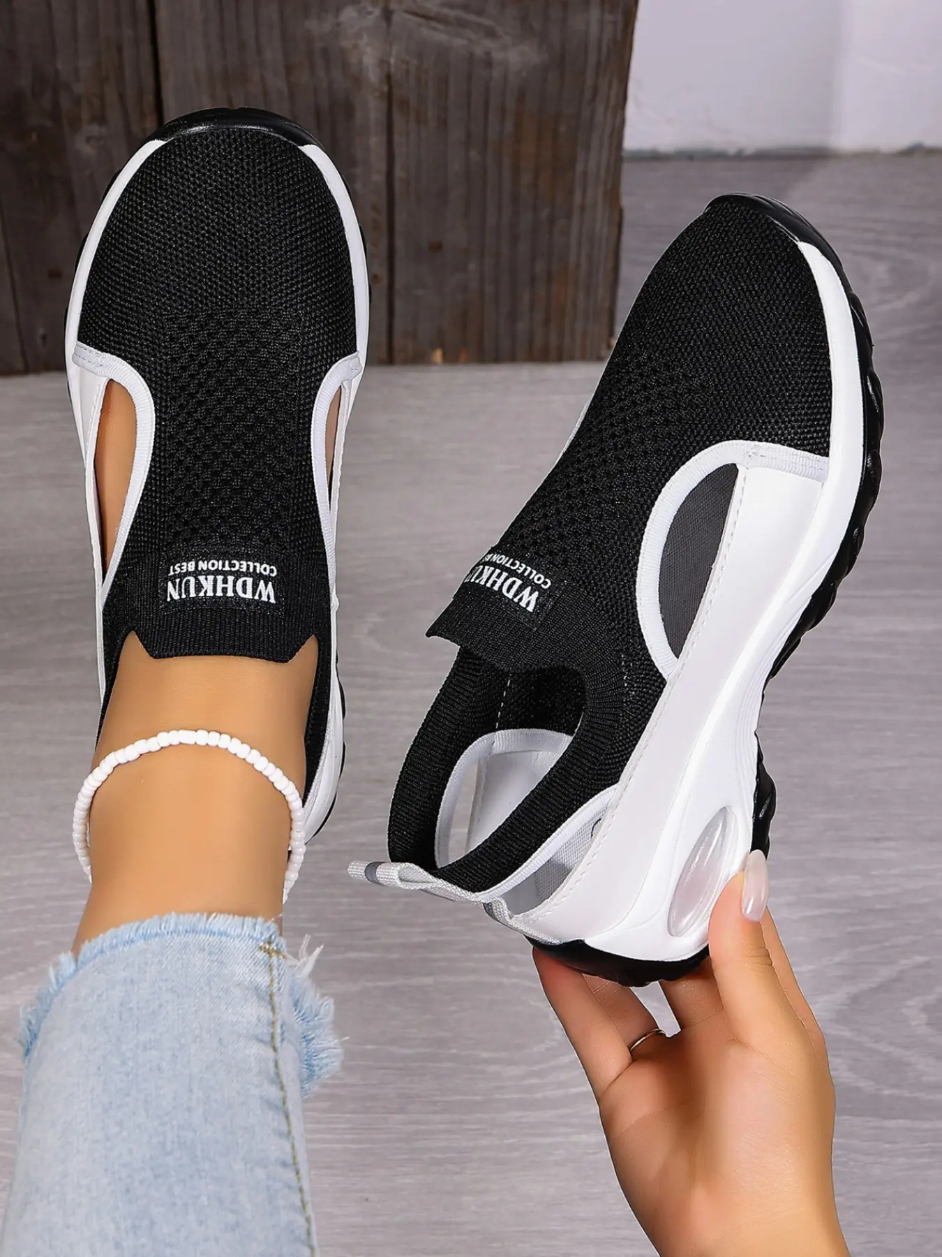 Women's Plus Size Summer New Sandals, Comfortable Breathable Wedge Heel, Casual Versatile Beach Shoes, Soft Sole Anti-Slip Lightweight