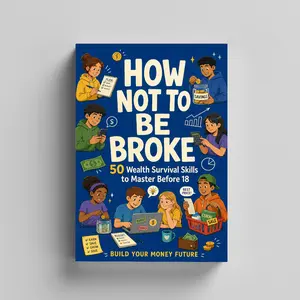 How Not to Be Broke: A Teen Money Guide with 50 Essential Skills for Budgeting, Saving, Smart Spending, and Building Financial Freedom Before 18