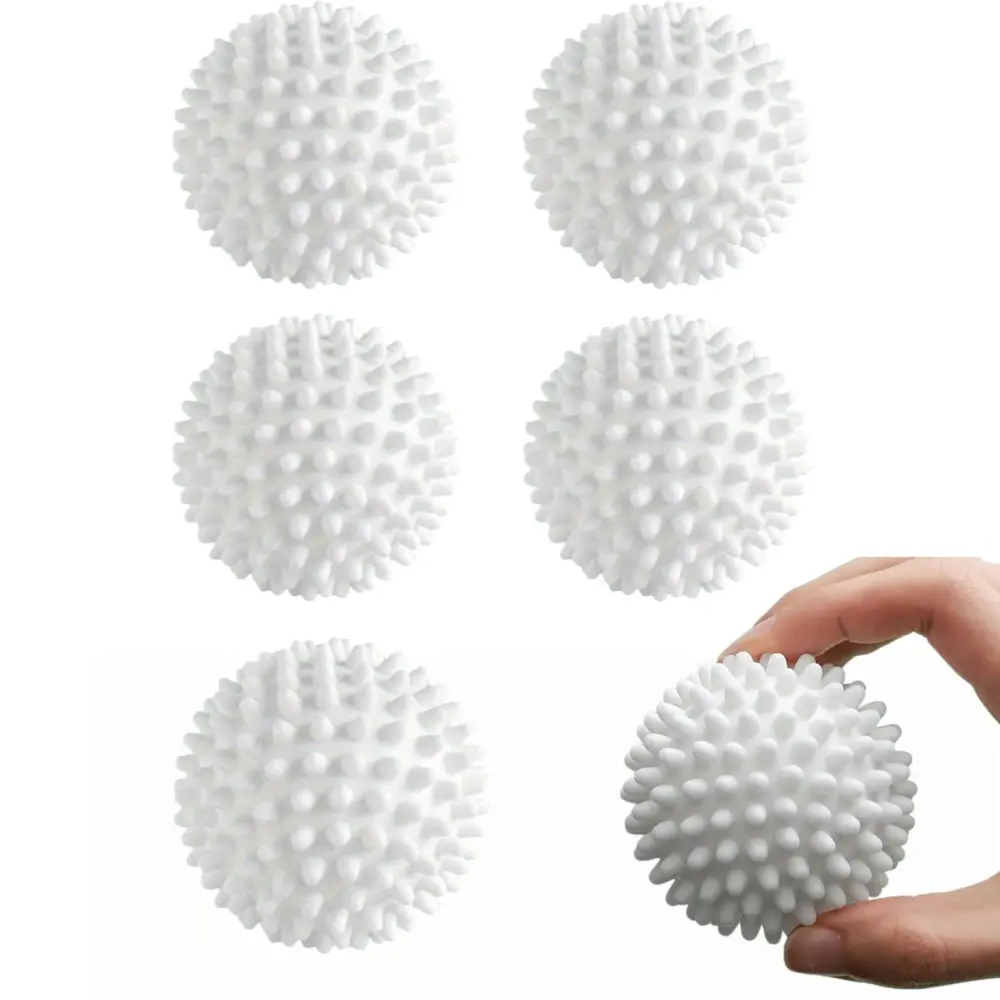 6-Pack Reusable Laundry Balls, Wool Remover Dryer Balls for Washing Machine, Soften Clothes, Reduce Wrinkles, Essential Home Cleaning Supplies