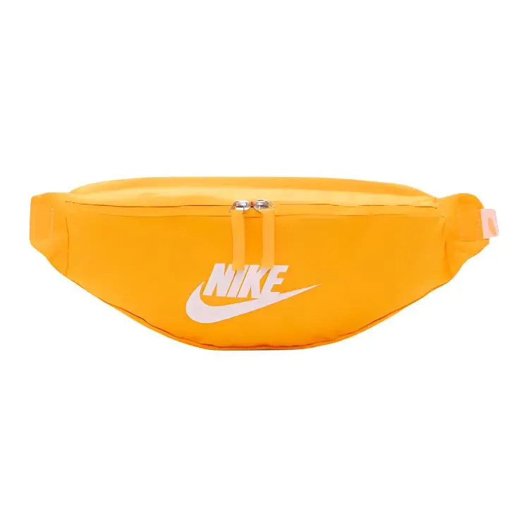 Nike Sporty Casual Crossbody Waist Bag for Men and Women, Fabric Style, Yellow
