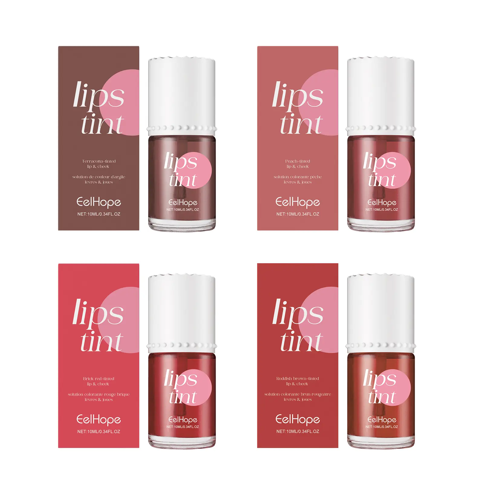Lip And Cheek Water Moisturizing Lip Dye, Natural Easy Color Brightening, Colorful And Long-Lasting Lip Dye