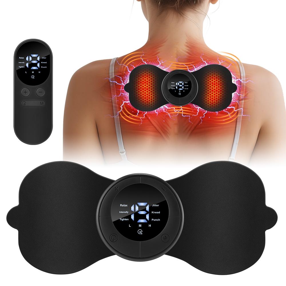 Heated Massage Patch with 3 Temperature Settings, 6 Modes Shoulder Neck Back Waist Leg Muscle Relaxation Pad Menstrual Care Heated Massage Patch with 3 Temperature Settings, 6 Modes Shoulder Neck Back Waist Leg Muscle Relaxation Pad Menstrual Care
