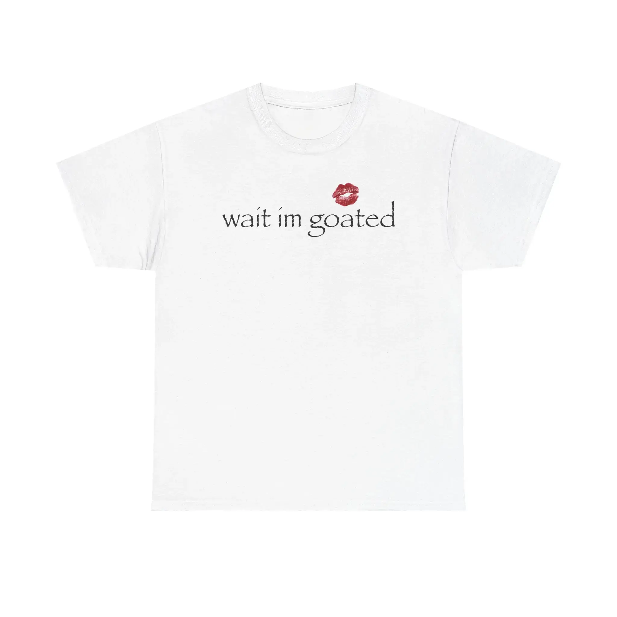 Unisex Soft Cotton Short Sleeve T-Shirt - Funny Print Sports Top, Casual Goated Graphic Tee