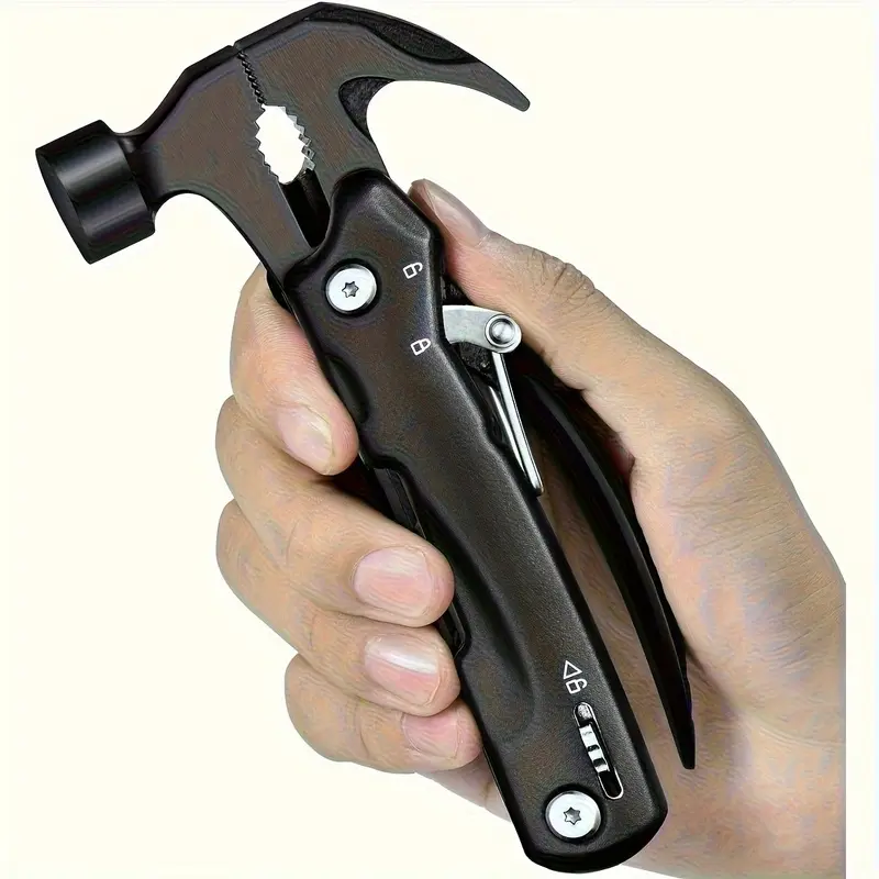 Stocking Stuffers Gifts for Men 12in 1 Hammer Multitool, Mens Gifts for Christmas, Anniversary Birthday Gifts for Men Dad Husband Him Grandpa, White Elephant Gifts for Adults, Cool Gadgets Tools