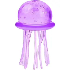Jellyfish Squeeze Toys,Jellyfish Squishy,Jelly Fish Squeeze Stress Ball,Ultra Squishy and Moldable Slow Rise,Sensory Toy with a Super Solid Squish for Adult (Purple)