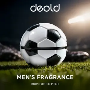 100ML Football Shaped Perfume, Aquatic Woody Men's Fragrance, Oriental Floral Women's Scent, Soccer Bottle Design, Fan Collectible Gift, Aromatic Scent