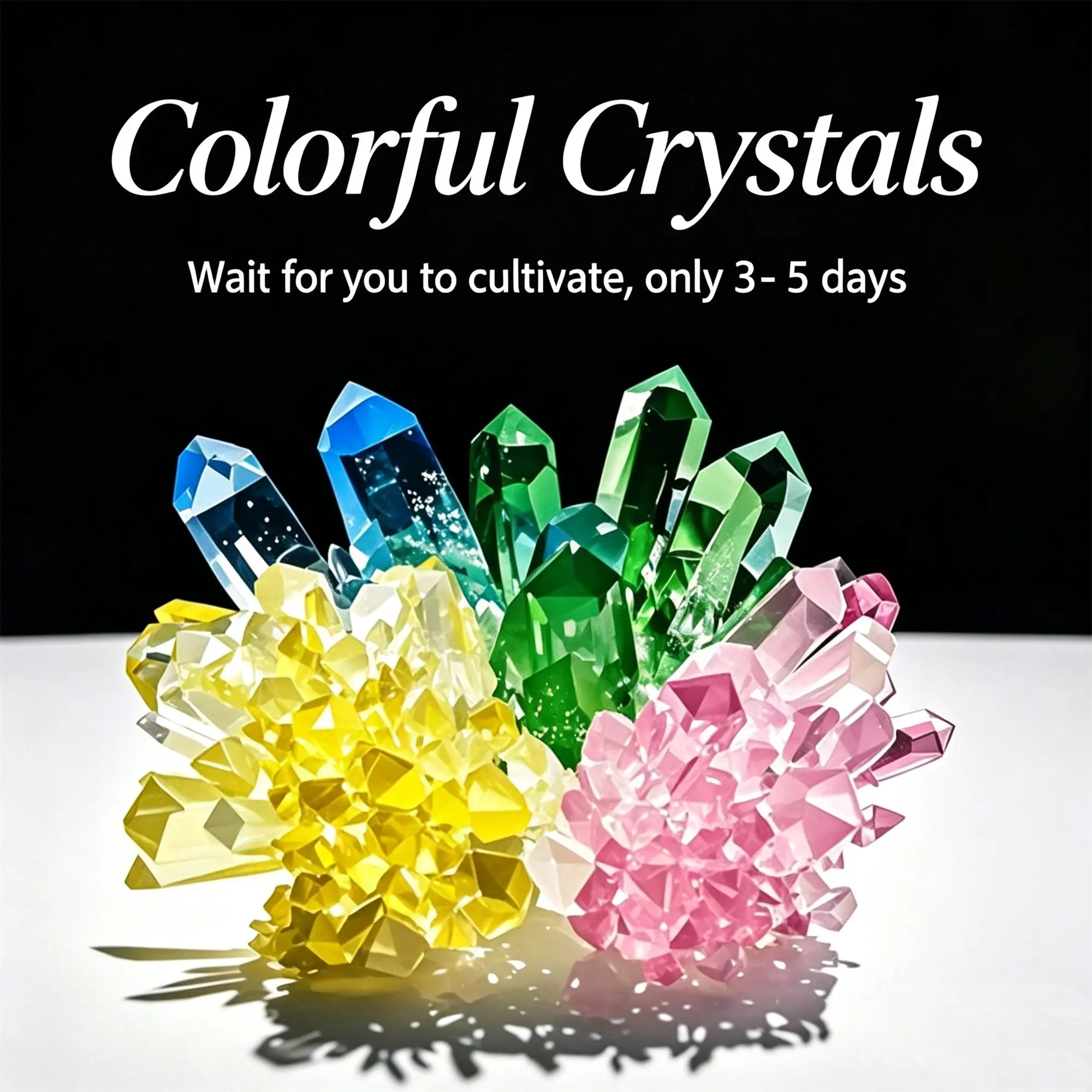 DIY Crystal Cluster Aquarium Decorative Stone, Aquascape Ornament for Fish Tank, Creative Micro Landscape Decoration, Original Rock for Water Garden