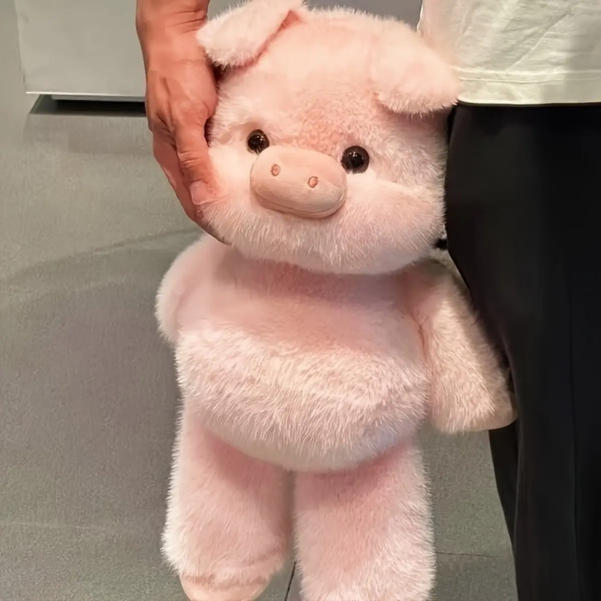 Funny Walking Pig Plush Toy, Viral Moving Piggy Stuffed Animal, Cute Interactive Pig Plushie, Soft Adorable Stuffed, for Kids & Prank Gifts, Fun Gift Idea, Cuddly Stuffed Animals