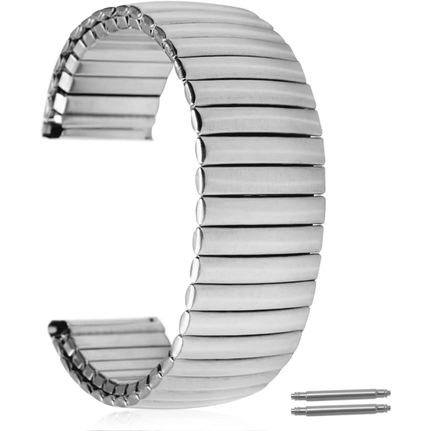 Heartkent 18mm 20mm 22mm Expansion Watch Bands,Stainless Steel Watchbands,Unisex