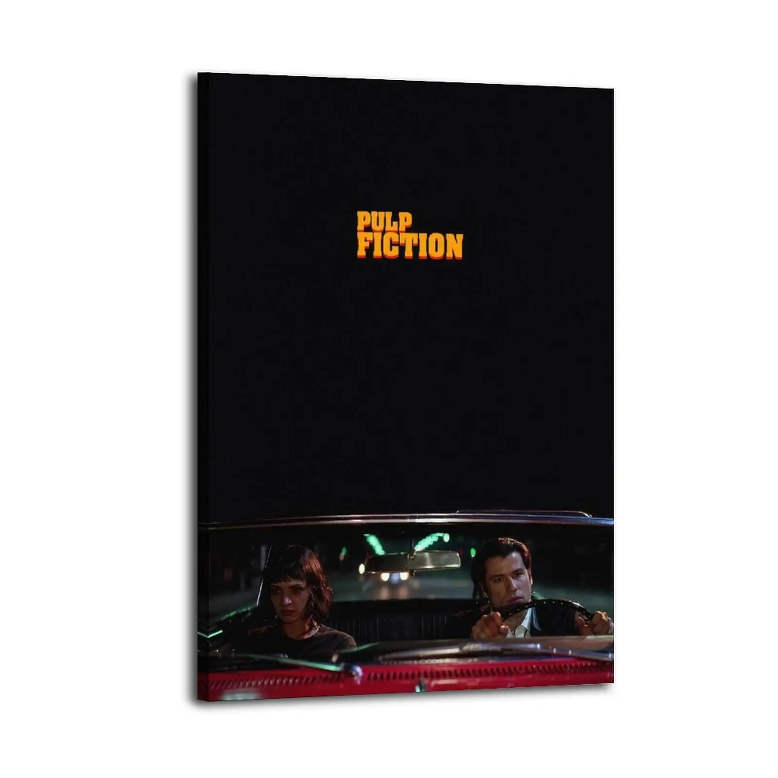 Pulp Fiction Movie Art Canvas Prints - Frameless, Fade-Resistant Animal Theme Home Decor for Bedroom, Bathroom