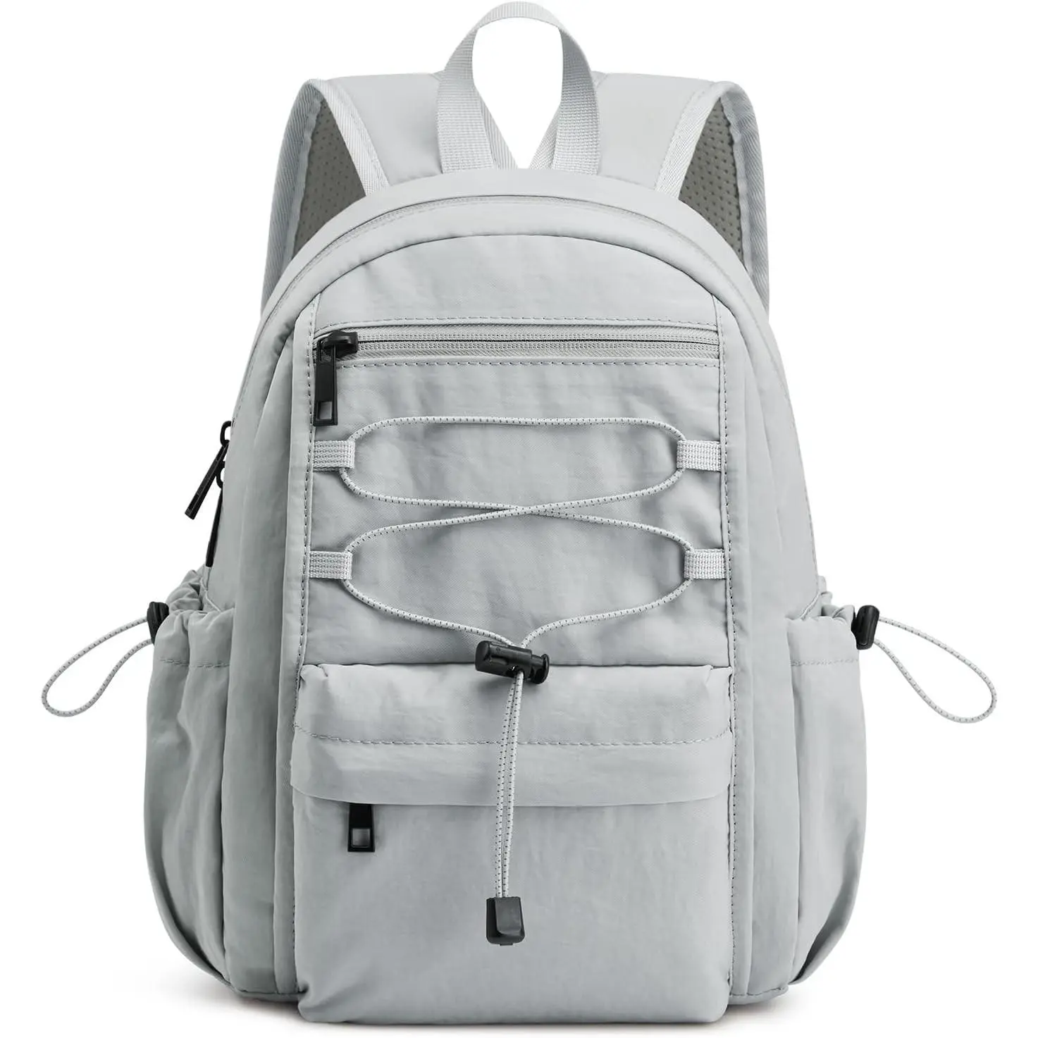 10L Small Backpack for Women Men Lightweight Mini Travel Backpacks Hiking Casual Daypack, Light GrayGift.
