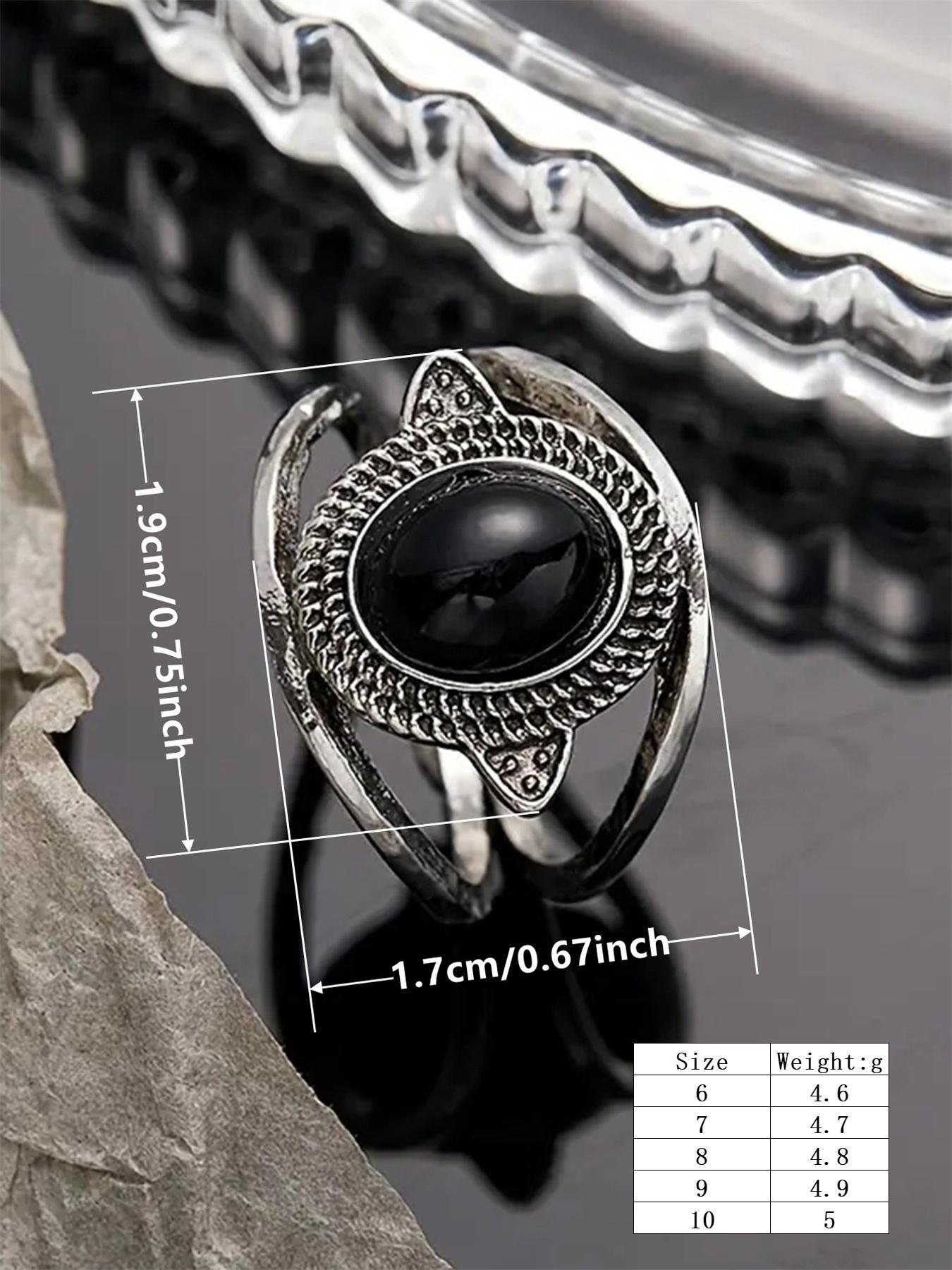 S925 Sterling Silver Vintage Embossed Ring, Fashion Accessories for Women & Girls, Vintage Inspired Ring, Trendy All-match & Exquisite Jewelry Elegant Ring for Birthday Gift Wedding Ring Vintage Rings