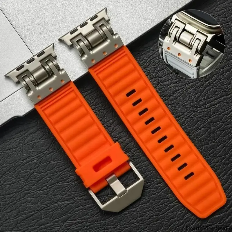 Soft Silicone Sport Replacement Watch Band - Classic Adjustable Unisex Bag Strap for Daily Workout Accessory