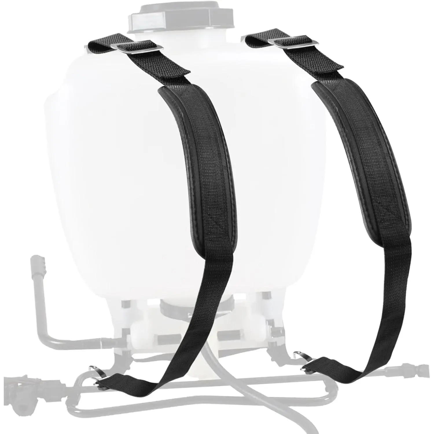 Backpack Sprayer Replacement Straps Padded Shoulder Straps for Sprayer with Alternative Hooks and Accessaries Fit Most Backpack Sprayers Including 60114, 61800, 63924, 60124 Series and More