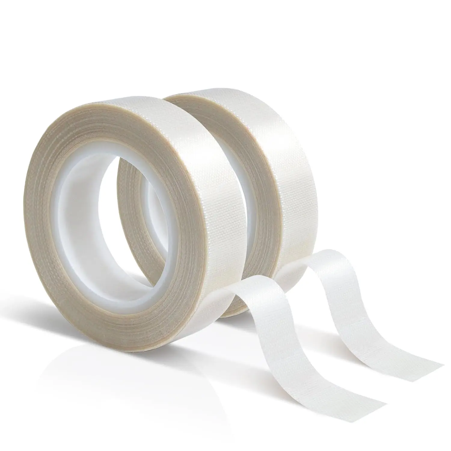2 Rolls 1/2 Inch x 33  Low Friction Drawer Slide Tape - Squeak Resistant, Abrasion Resistant Surface Protection Tape for , Cabinet, Curtain, Furniture, White