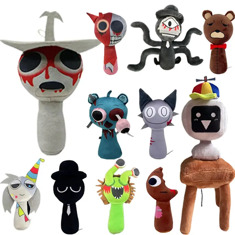 56styles Sprunki Plush Toys Sprunki Dolls Oren Wenda Sprunki Stuffed Doll Plush Stuffed Kids Christmas Birthday Gift Home Decors