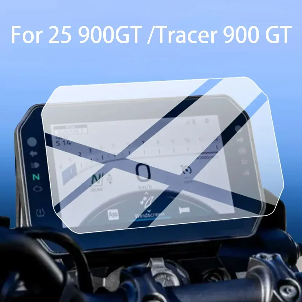 Motorcycle Dashboard Protection Film for Yamaha Tracer 900 Gt, HD LCD Screen Protector, Tpu Material, High Clarity, Durable Accessory