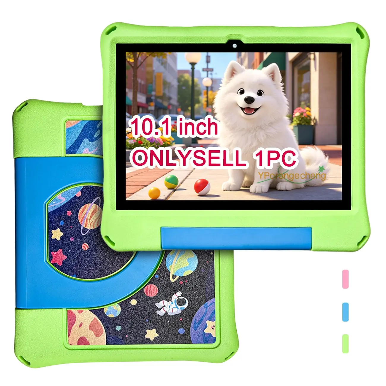 #SummerFinds #entertainment tablet 10.1 Inch Kids Learning Tablet, Cute Design Eye-Care IPS Screen, 5G WiFi Bluetooth Dual Cameras, Parental Control & Shockproof Case, Support Online Class Movie Game, Perfect Holiday Gift for Boys Girls, USB Cable Include