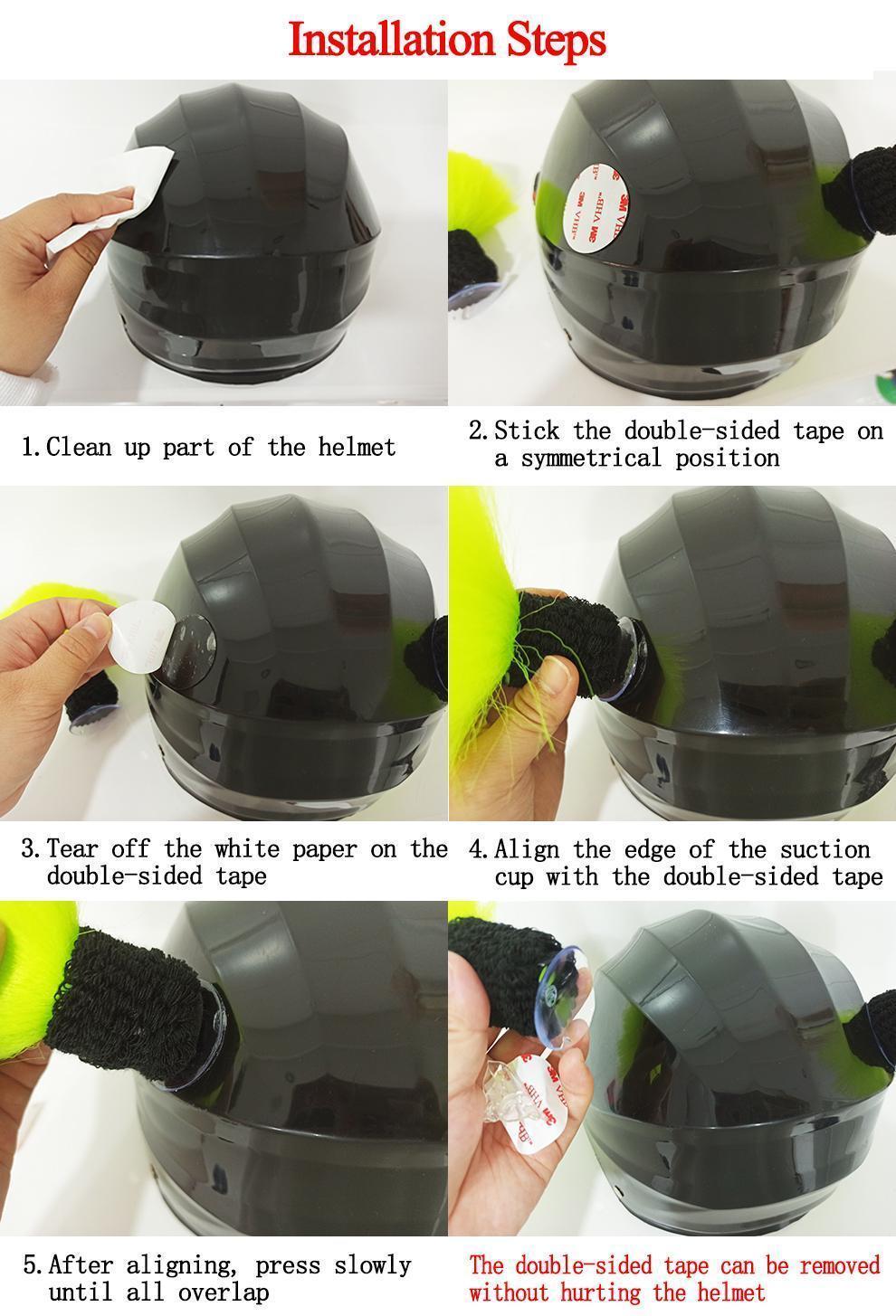 2pcs/pair New Motorcycle Helmet Braids Woman Braids Wig For Motorbike Helmets 164 colors Twist Dual Pigtail Ponytail With Sucker