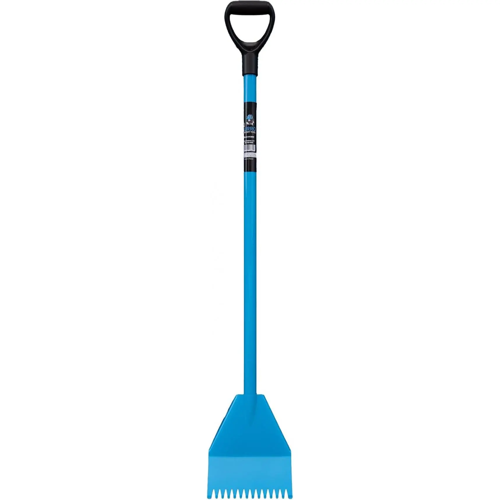 Shingle Shovel Stripper 47.5 in |   Roofing Tear Off Tool & Nail Remover |   Heavy Duty Steel D-Handle |   Blue