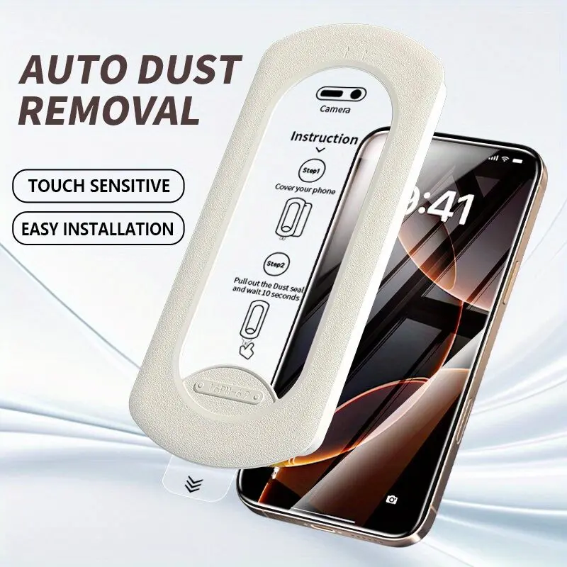 Screen Protector for iPhone 17 16 15 14 13 12 11 with Installation Frame Tempered Glass Film anti-fingerprint screen Protector Smartphone Screen Protector