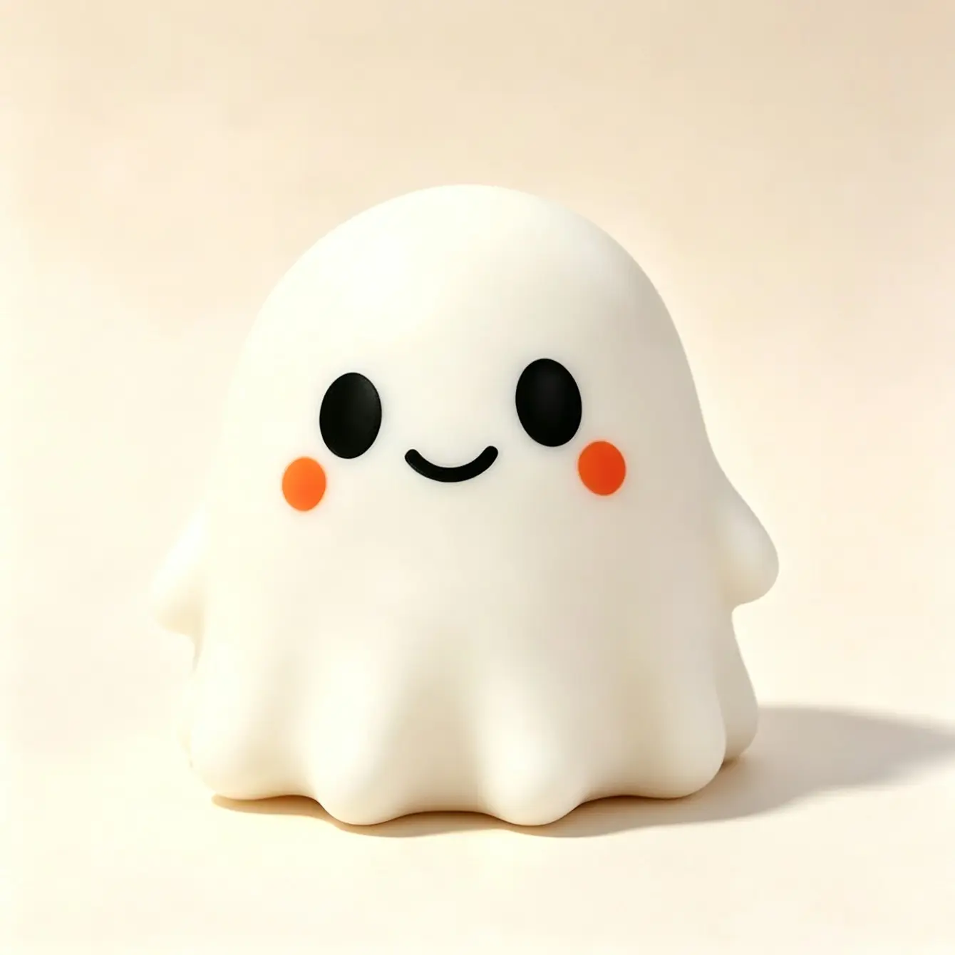 Ghost Squishy Stress Relief Toy, Sensory Stress Reliever, Halloween Slow Rising Squeeze Fidget Toy, Ghost Decor Ornament with Detachable Purple Bow, Soft Stretch Sensory Desk Toy for Anxiety Relief, Halloween Party Favor Gift for Teens & Adults