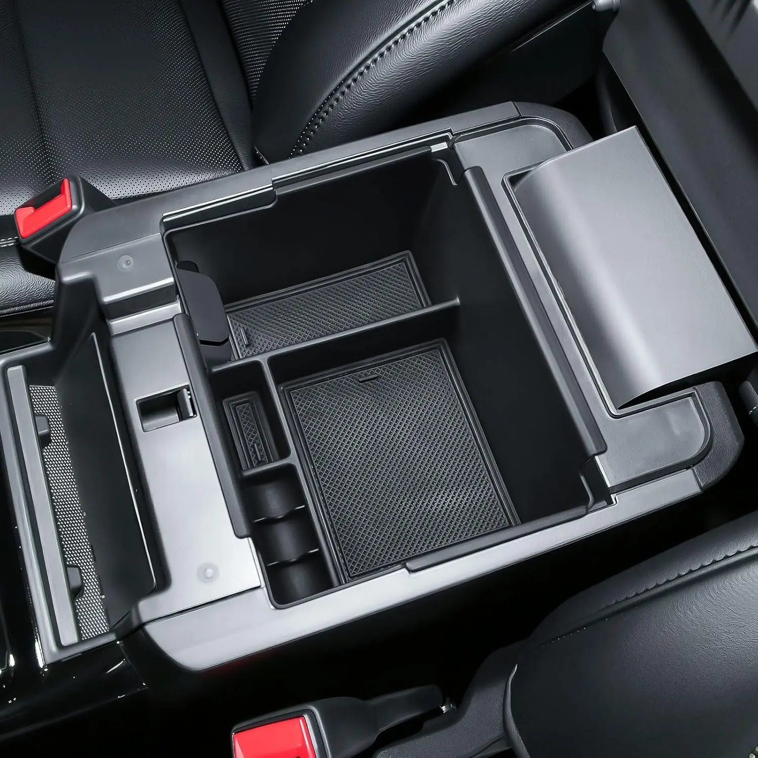 Ford Explorer Storage Tray 2020-2026, Car Interior Storage Center Console Organizer with Coin Holder, Armrest Storage Box, Easy Charging Port Access