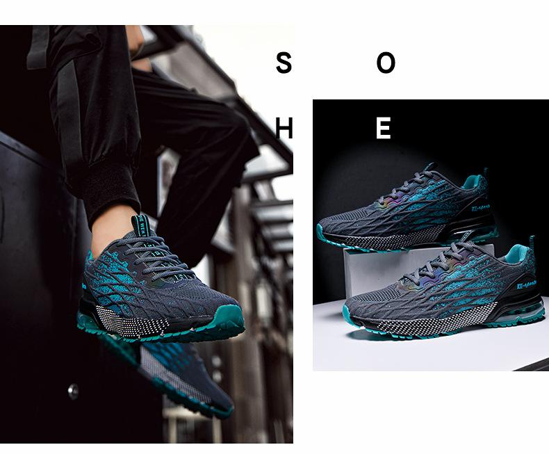 Mesler Men's Sporty Solid RoundToe Laces Trainers, Fashionable Lace UpFront Mesh Breathable Comfortable Sports Air Running Shoes Sporty Lightweight Breathable Running Shoes For Exercise & Daily Wear