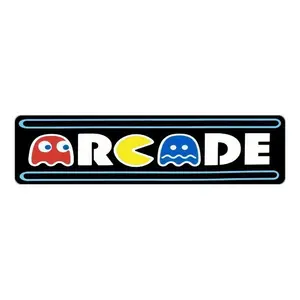Arcade Pac Man Video Game 4x16 Metal Wall Sign