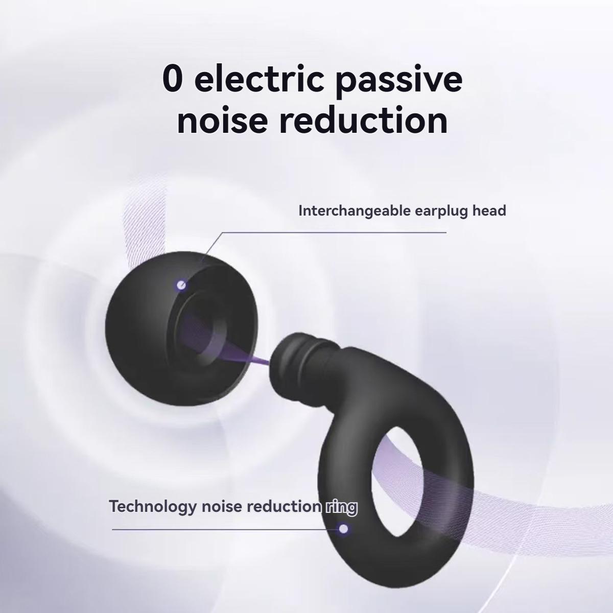 Reusable Noise-Reducing Earplugs with 3 Pairs Earbud Tips, 18dB Noise-Cancelling Hearing Protection for Sleeping, Swimming & Sports, Waterproof Earplugs