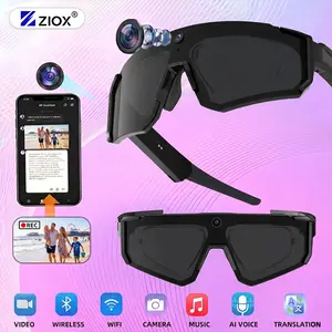 ZIOX AI Vision  Eyewear – ChatGPT Enabled, Real-time Translation & 2K Capture, Magnetic Fast Charge – Ultimate Easter Tech Gift for Him/Her smart bluetooth glass
