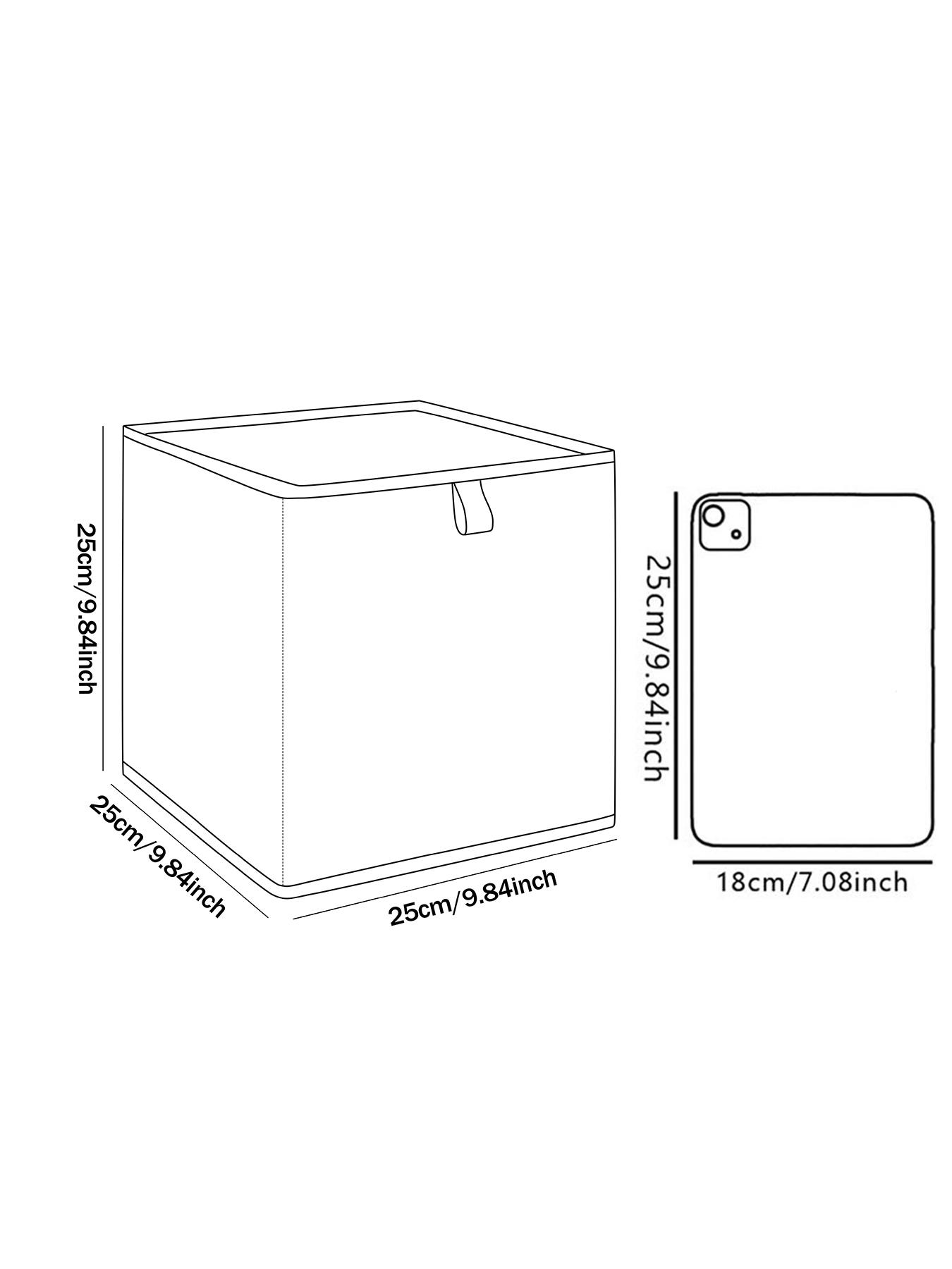 Teeth Pattern Open Storage Box, Stackable Drawer Organizer, Durable Multi-Functional Design for Home Dorm Room Organization