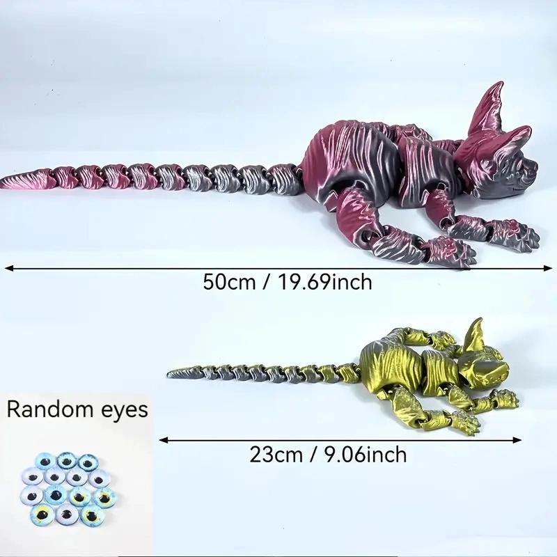 3D Printed Cat Figurine, Collectible Figurines, 1 Count Realistic Cat Statue, Desktop Ornament for Living Room Bedroom Home Office, Gift for Cat Lovers